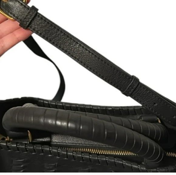 Vince Camuto Black Leather Crossbody - Picture 3 of 4